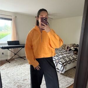 lululemon athletica Vibrant Orange Hoodie